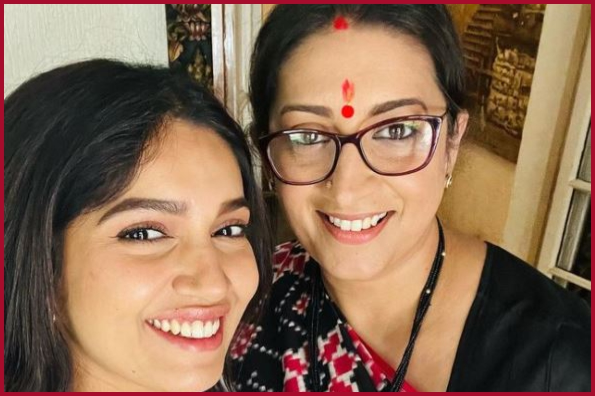 Bhumi Pednekar gets together with Smriti Irani, shares selfie
