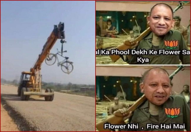 Bulldozer is Back: Netizens cheer for Yogi Adityanath as BJP crosses halfway mark in UP