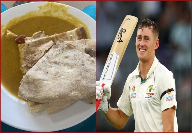 Twitter mocks the Pakistan Cricket Board over a photo of Marnus Labuschagne eating "Daal and Roti for Lunch."