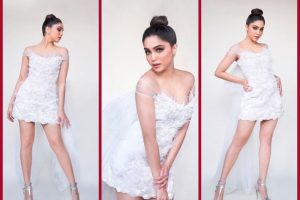 Sharvari Wagh in a white fairytale mini dress looks, STUNNING!