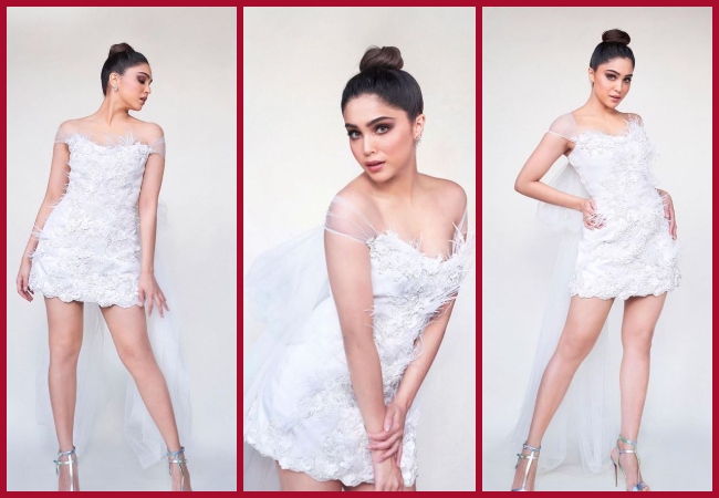Sharvari Wagh in a white fairytale mini dress looks, STUNNING!