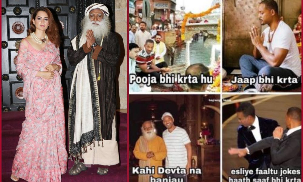 ‘Bigda Hua Sanghi’: Kangana Ranaut shares pics of Will Smith doing puja