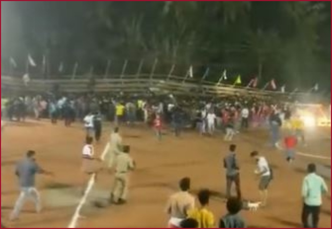 Kerala: Over 200 injured as temporary audience gallery collapses during football match (VIDEO)