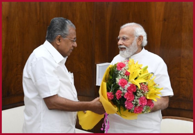 Kerala CM Pinarayi Vijayan meets PM Modi in Delhi