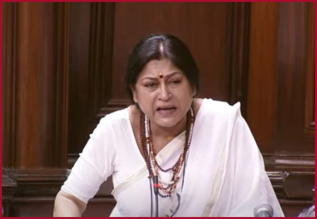 Birbhum arson reverberates in RS as MP Roopa Ganguly breaks down while targetting TMC govt in Bengal