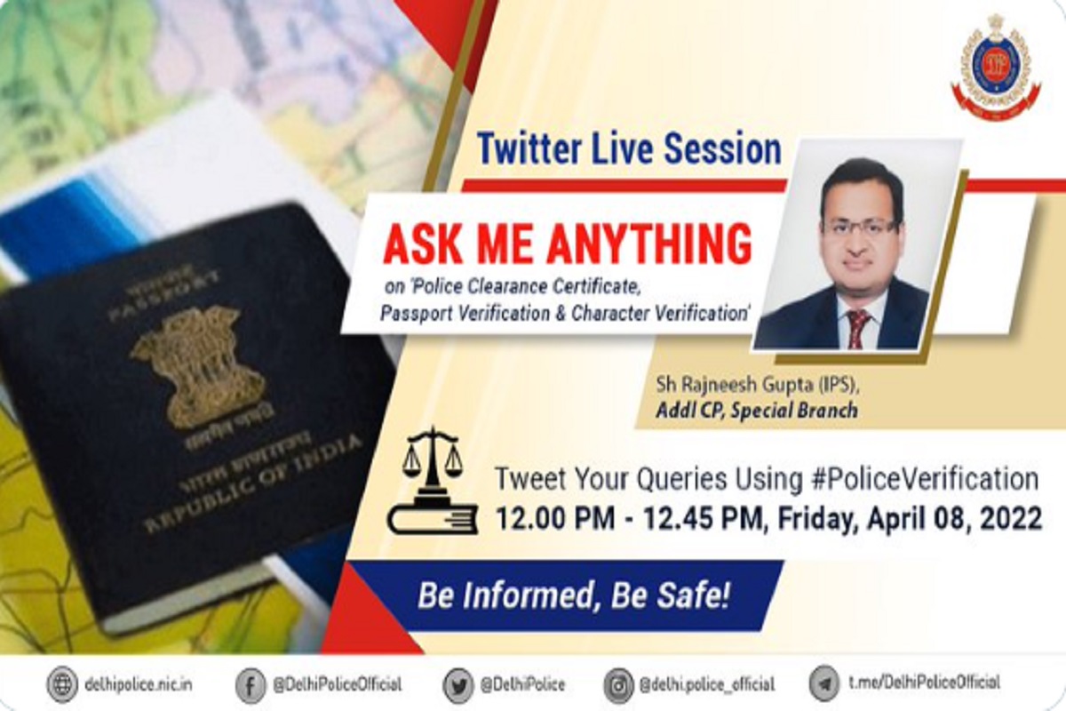 ‘Ask Me Anything’: Participate in Q&A session with Delhi Police Additional CP, post your query here