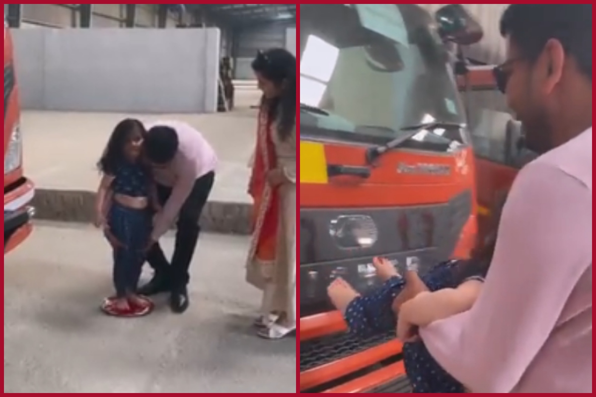 Man starts business with blessing of little girl’s footprints; check viral video here