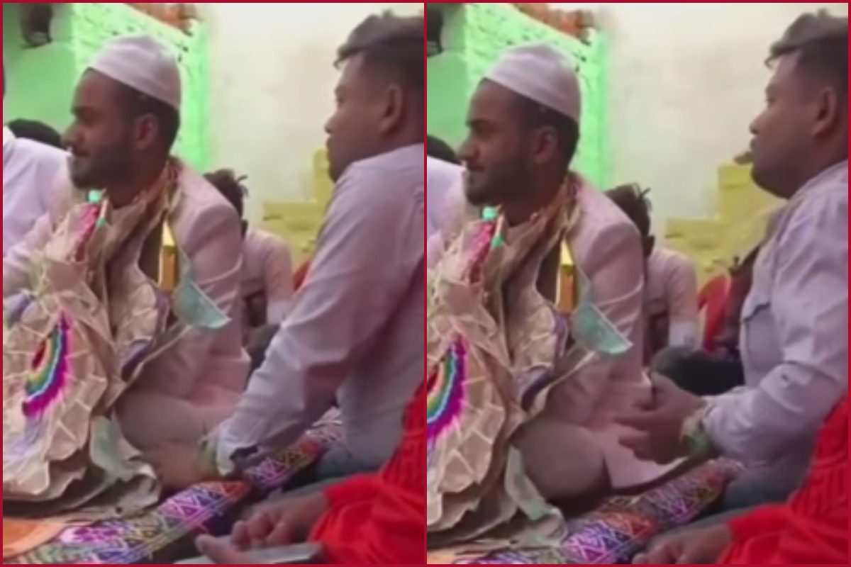 Viral Video: Friend steals currency notes from Groom’s garland; netizens say ”Indian Money Heist”