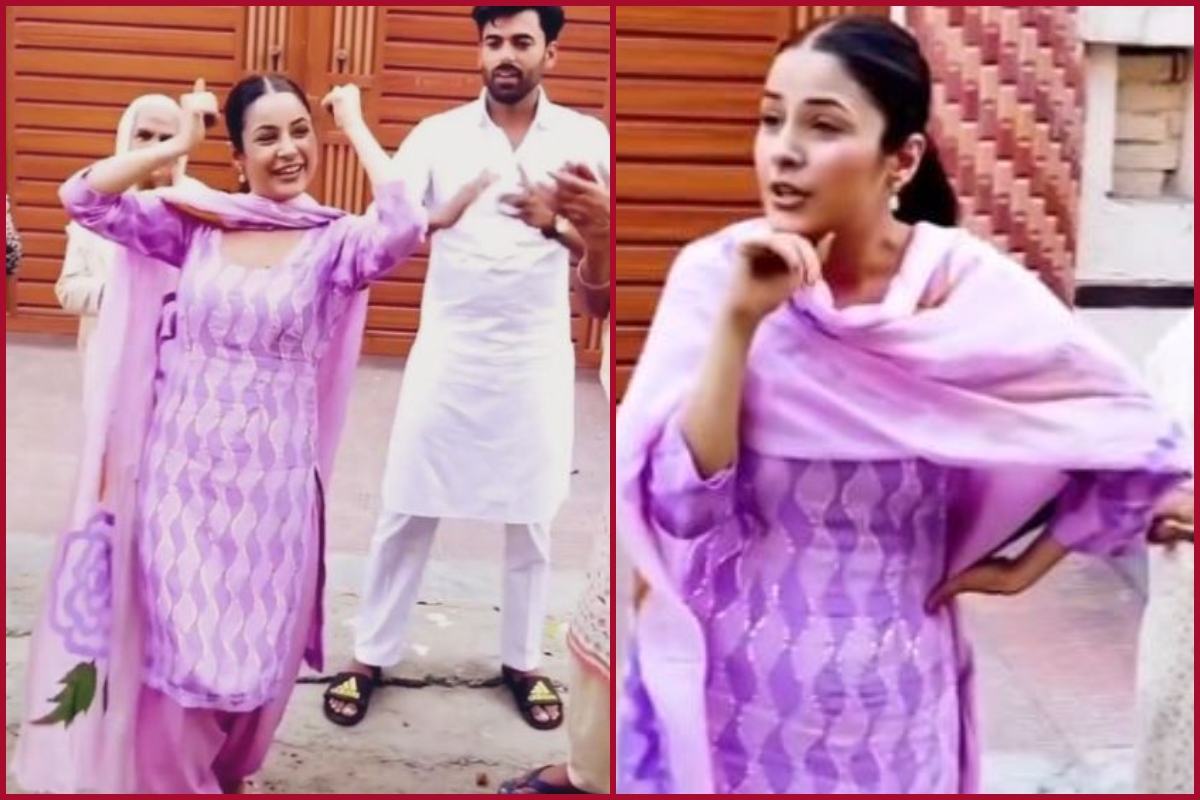 Punjab Di Katrina: Shehnaaz Gill sings Punjabi Boliyan, does gidda with family on the street (VIDEO)
