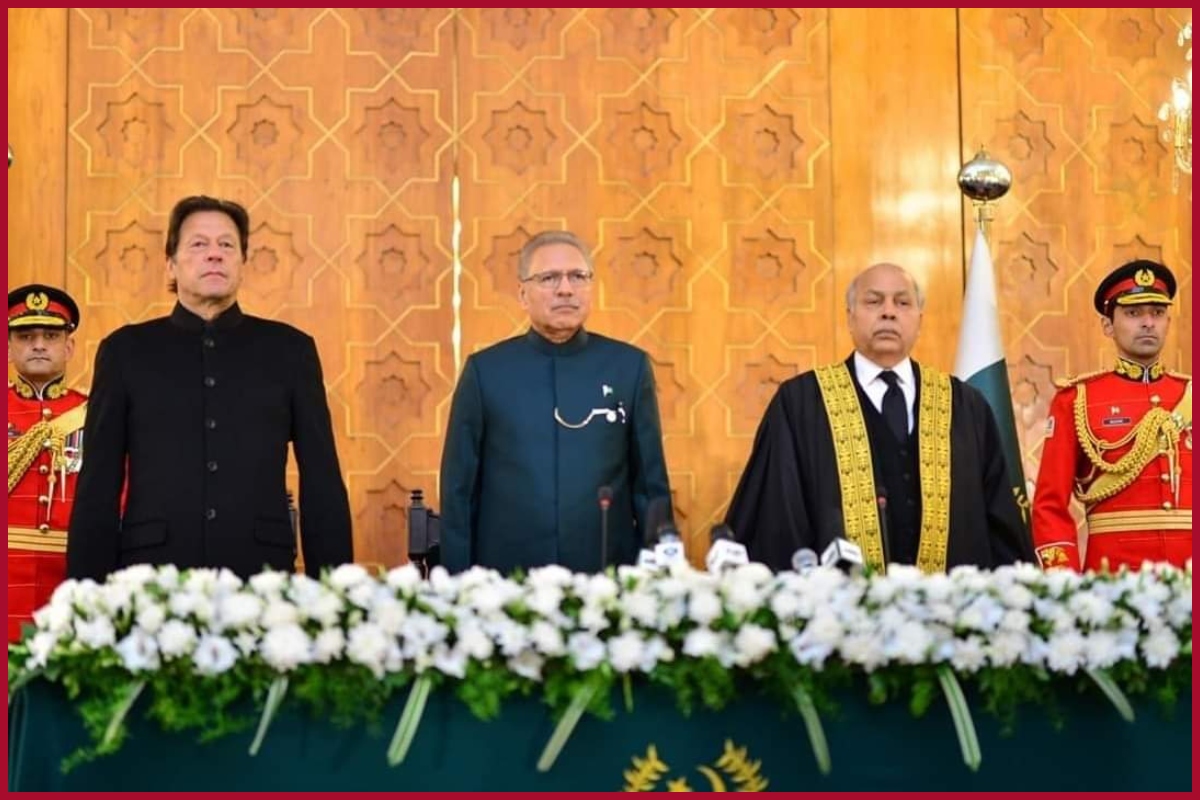 Imran Khan nominates Pak’s former Chief Justice Gulzar Ahmed as caretaker Prime Minister