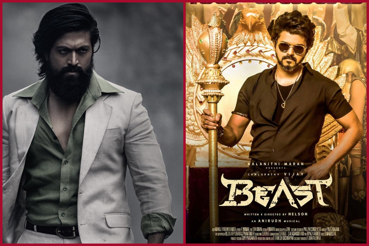 Check Box Office collection of KGF 2 day 1, Beast day 2 here
