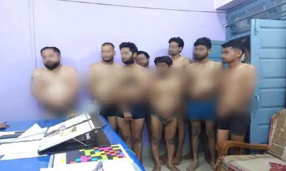 Journalist, 7 others stripped to underwear at MP police station; pics go viral, cops face action