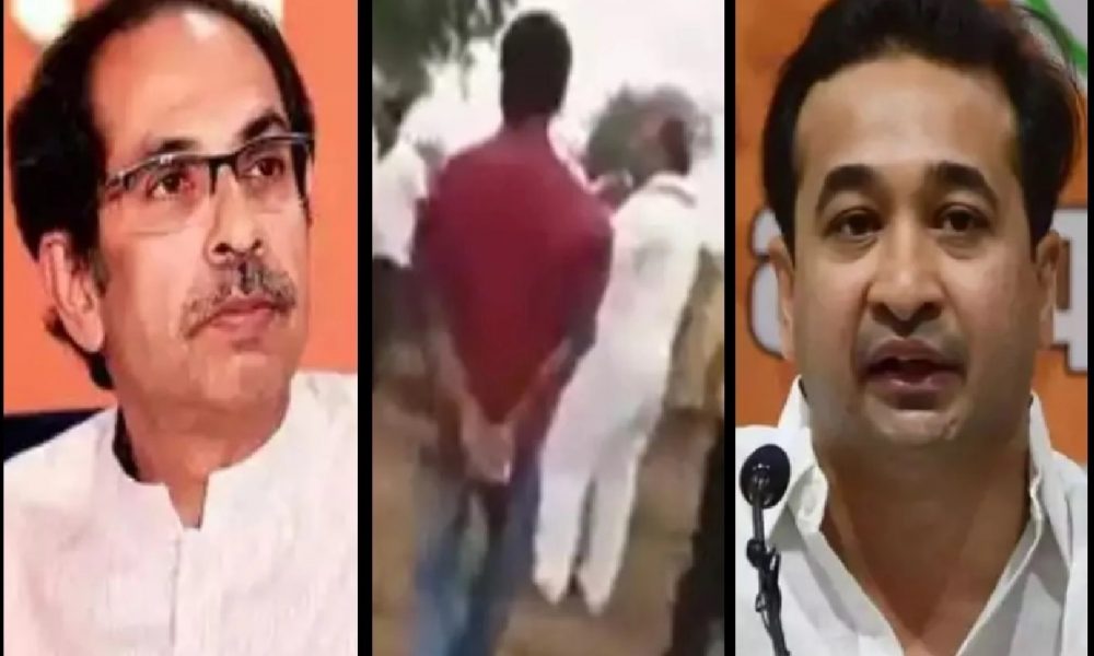 Maha minister Abdul Sattar abuses Lord Hanuman? Nitesh Rane tweets video