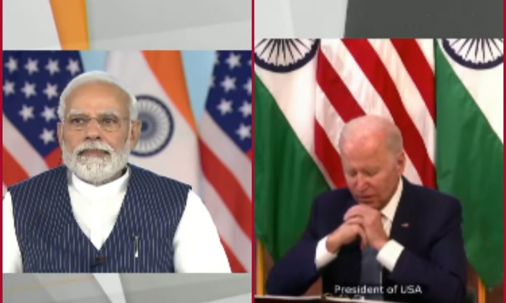 At virtual meet with PM Modi, US President lauds India’s humanitarian support for Ukraine people
