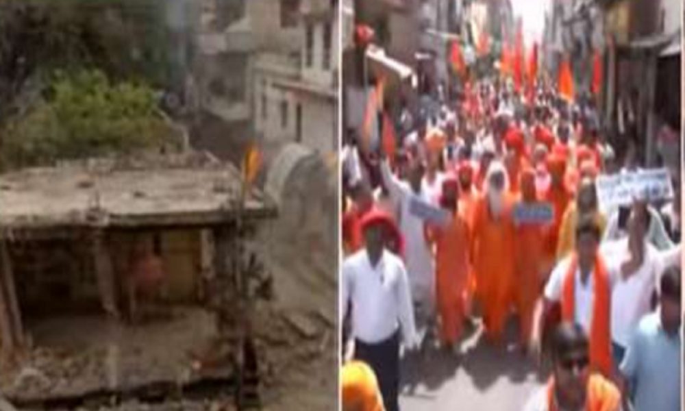 Rajasthan temple demolition: BJP, seers take out ‘Aakrosh rally’, demand reconstruction