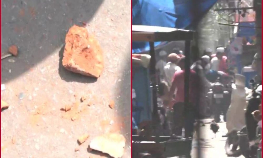 Delhi: Bricks thrown at police team in Jahangirpuri, one detained