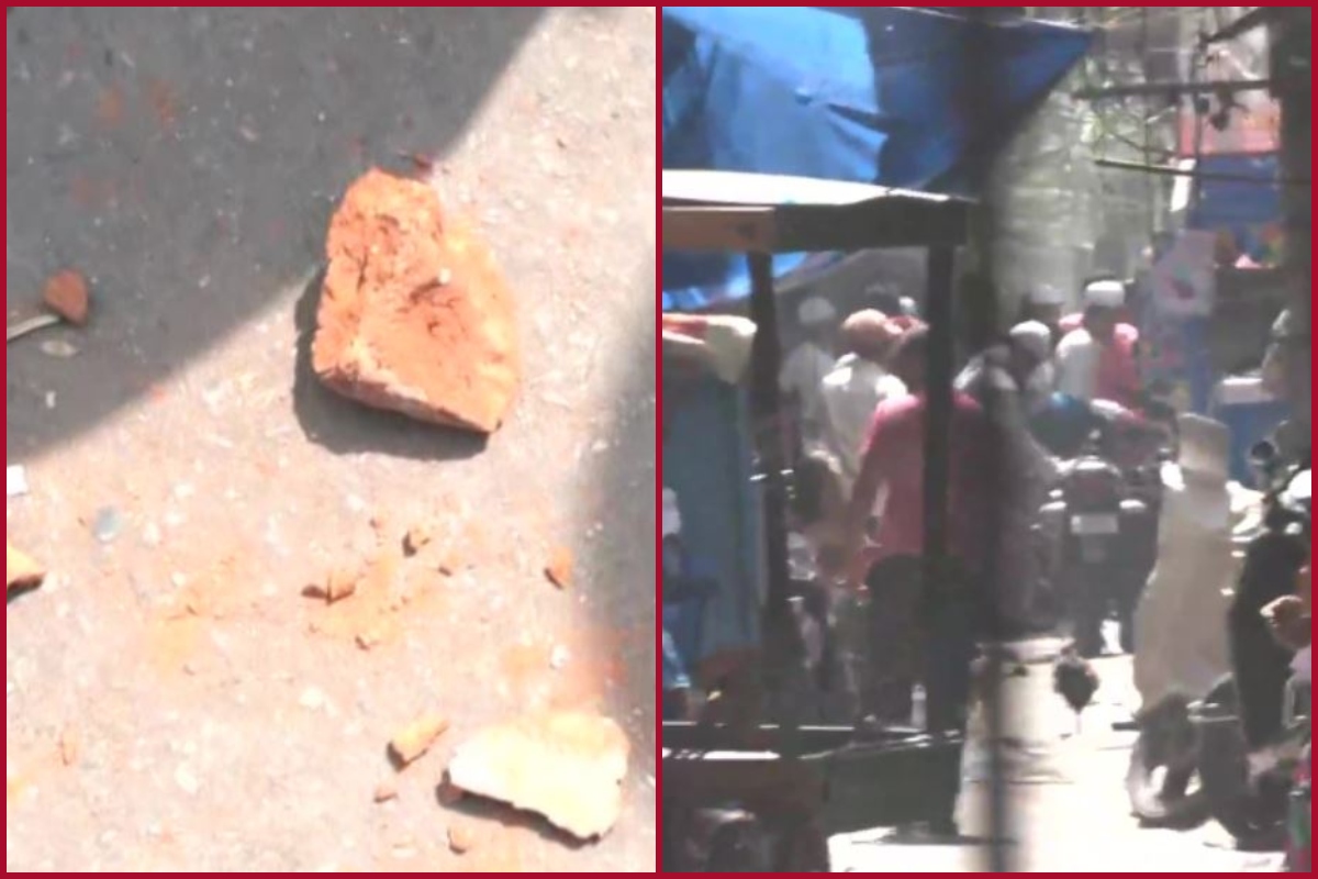 Delhi: Bricks thrown at police team in Jahangirpuri, one detained
