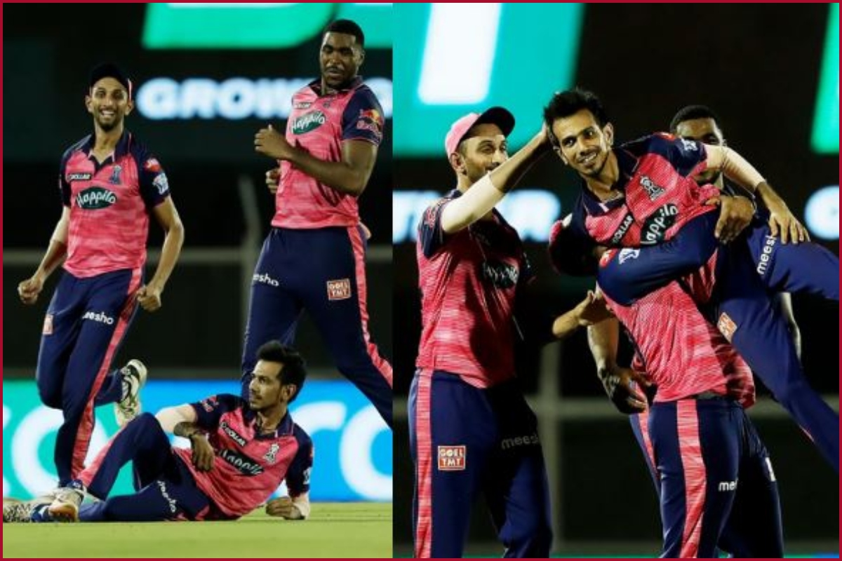 IPL 2022: RR’s Chahal celebrates his hattrick against KKR in quirky manner