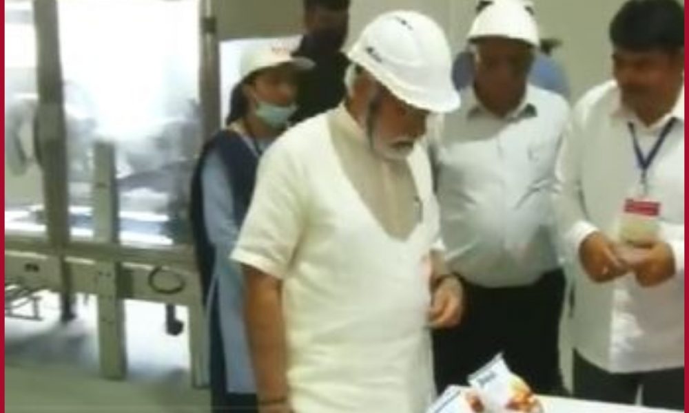 PM Modi visited Banas Dairy plant in Diyodar, Banaskantha in Gujarat