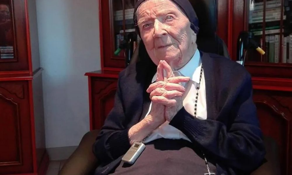 “A glass of wine every day”: World’s ‘new’ oldest person, French nun Sister André shares secret to long life