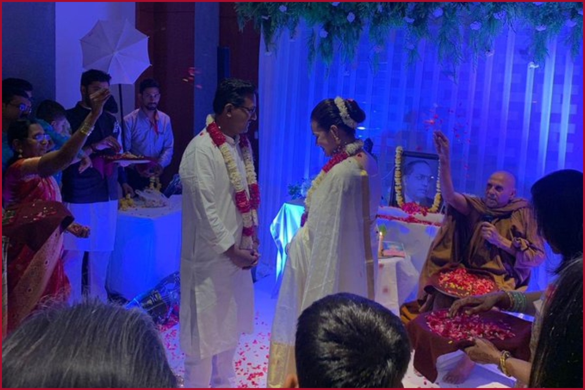 IAS topper Tina Dabi and officer Pradeep Gawande’s wedding photo surfaces online first time