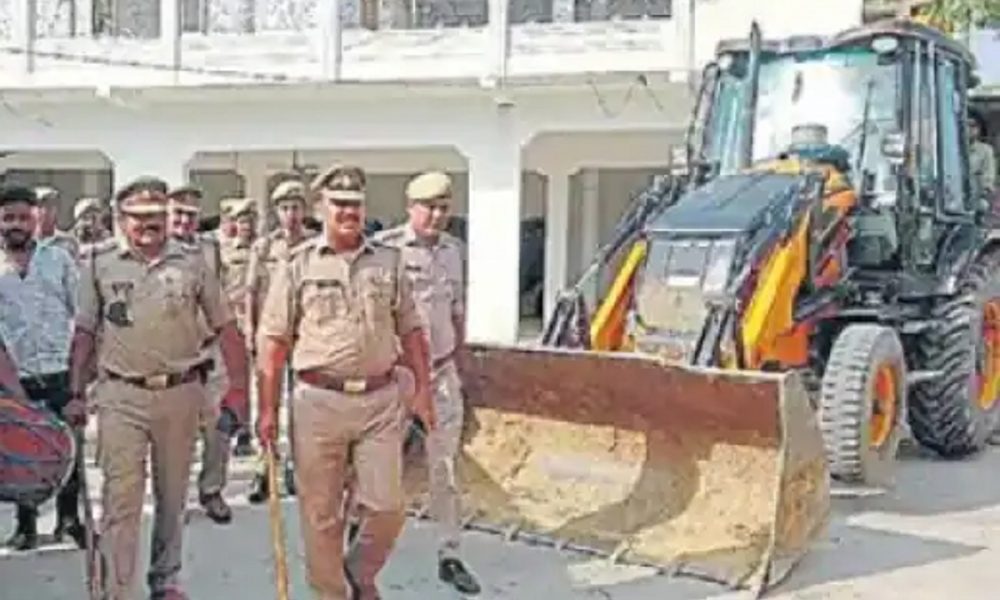 Surrender in 48 hours else…: UP cops come with bulldozer at rape accused in UP’s Saharanpur