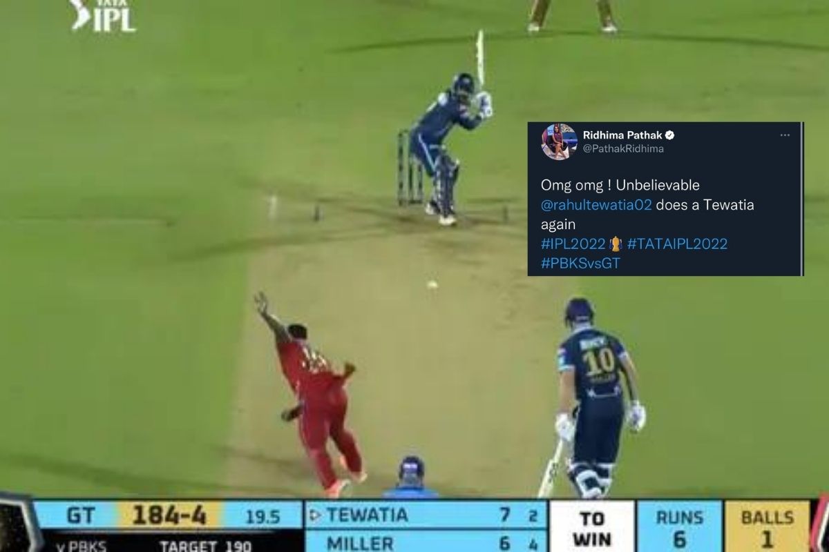 IPL: Rahul Tewatia pulls off victory like MSD, heroics left fans stunned; how netizens reacted
