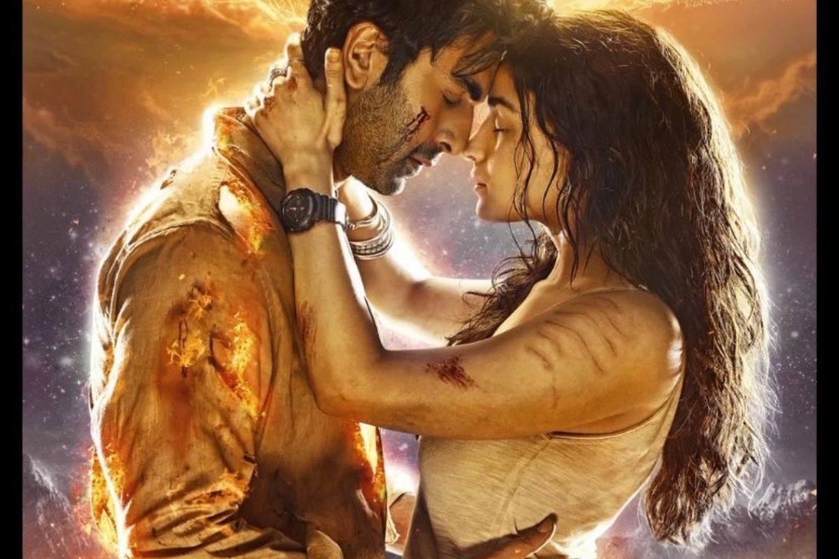 Amid wedding rumours, Alia Bhatt unveils love-filled poster with Ranbir Kapoor from ‘Brashmastra’