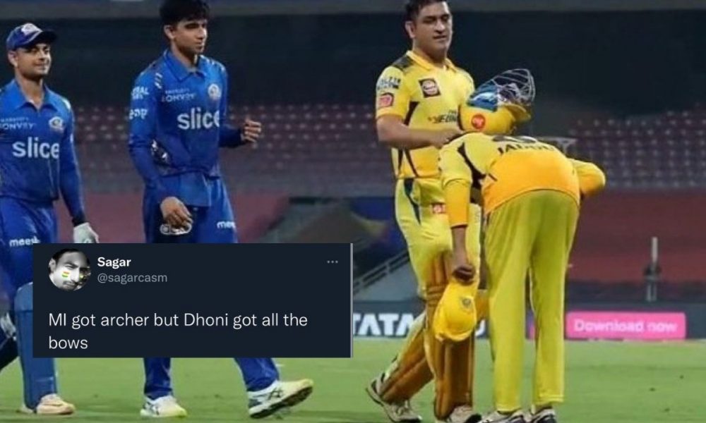 IPL 2022: CSK’s skipper Jadeja bows to Dhoni for finishing off in style; Netizens call him ‘God of Cricket’