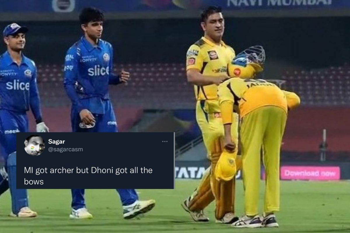 IPL 2022: CSK’s skipper Jadeja bows to Dhoni for finishing off in style; Netizens call him ‘God of Cricket’