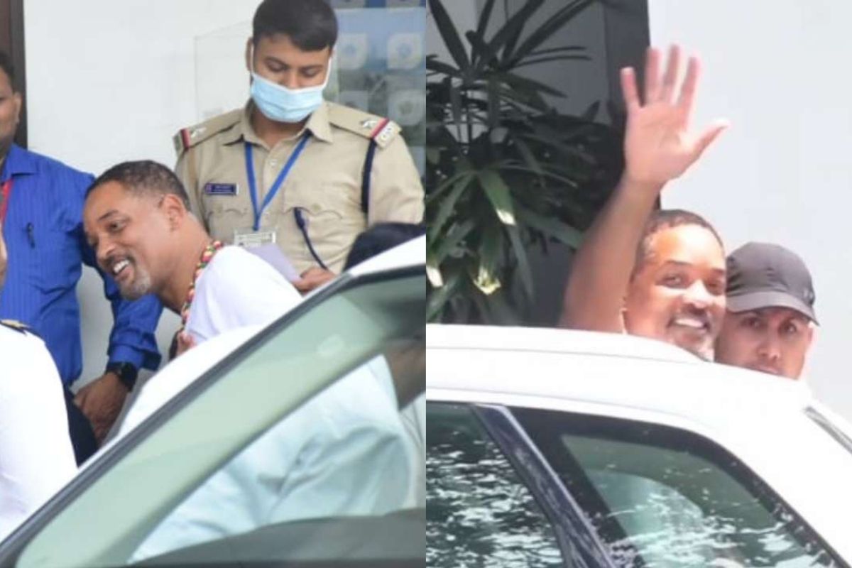 Will Smith spotted at private airport in Mumbai