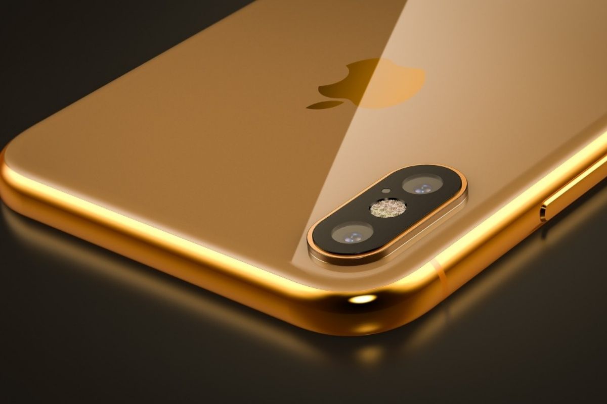 Gold smartphones