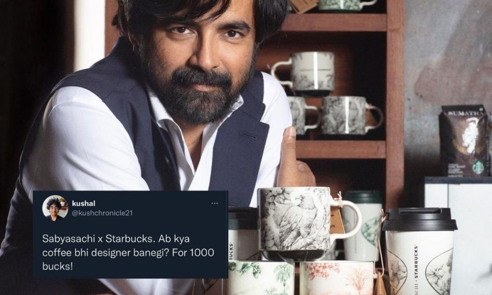 ‘Ab kya coffee bhi designer banegi?’: Netizens question Sabyasachi Mukherjee’s recent collaboration with Starbucks
