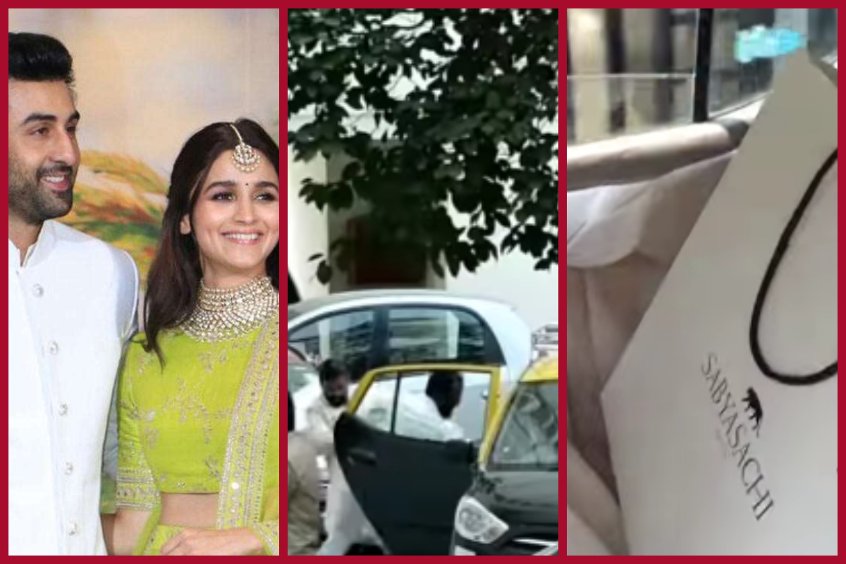 Ranbir Kapoor, Alia Bhatt Wedding: Spotted At Ranbir Kapoor's Mumbai Home,  A Taxi Delivering Sabyasachi Outfits