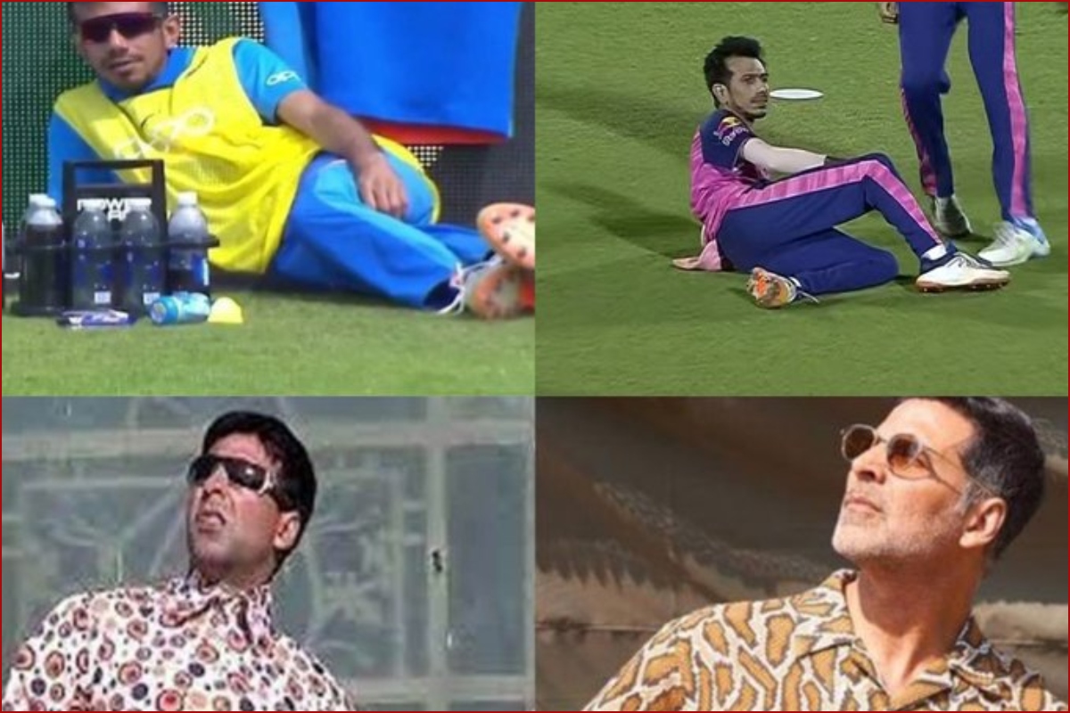 Yuzvendra Chahal celebrates first hat-trick in IPL 2022 with trademark meme pose, Netizens react