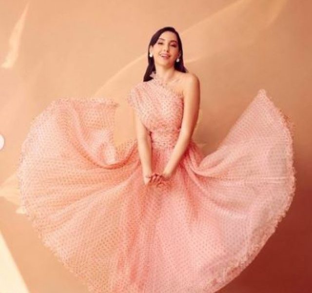 Nora Fatehi looks like a Barbie in pink polka-dot dress
