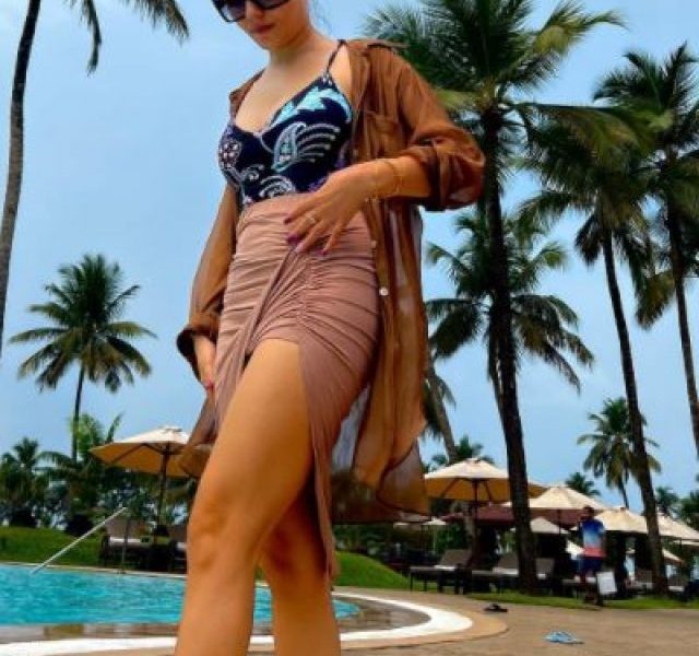 Rubina Dilaik flaunts her toned body in bikini