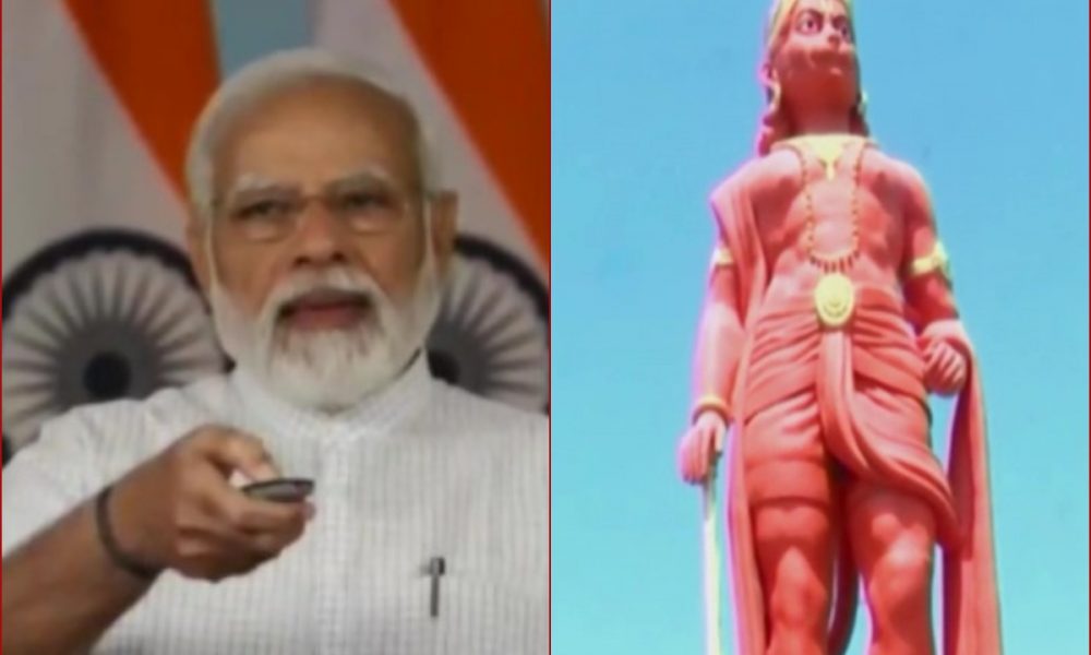 PM Modi unveils 108 ft Lord Hanuman statue in Gujarat’s Morbi