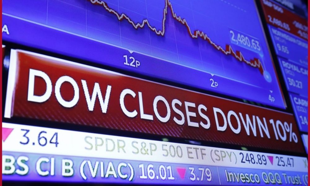 Wall Street down third week in row as interest rate hike fears come to head