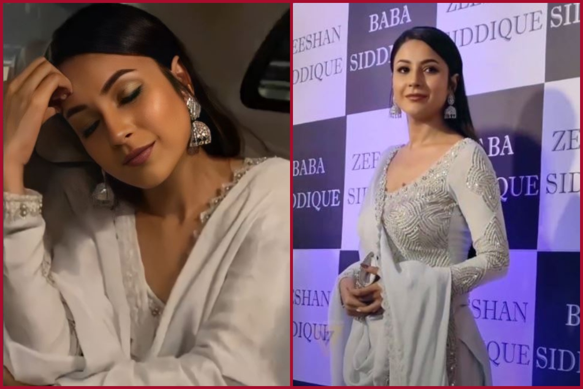Shehnaaz Gill oozes oomph in shades of grey for Baba Siddiqui’s annual Iftaar party
