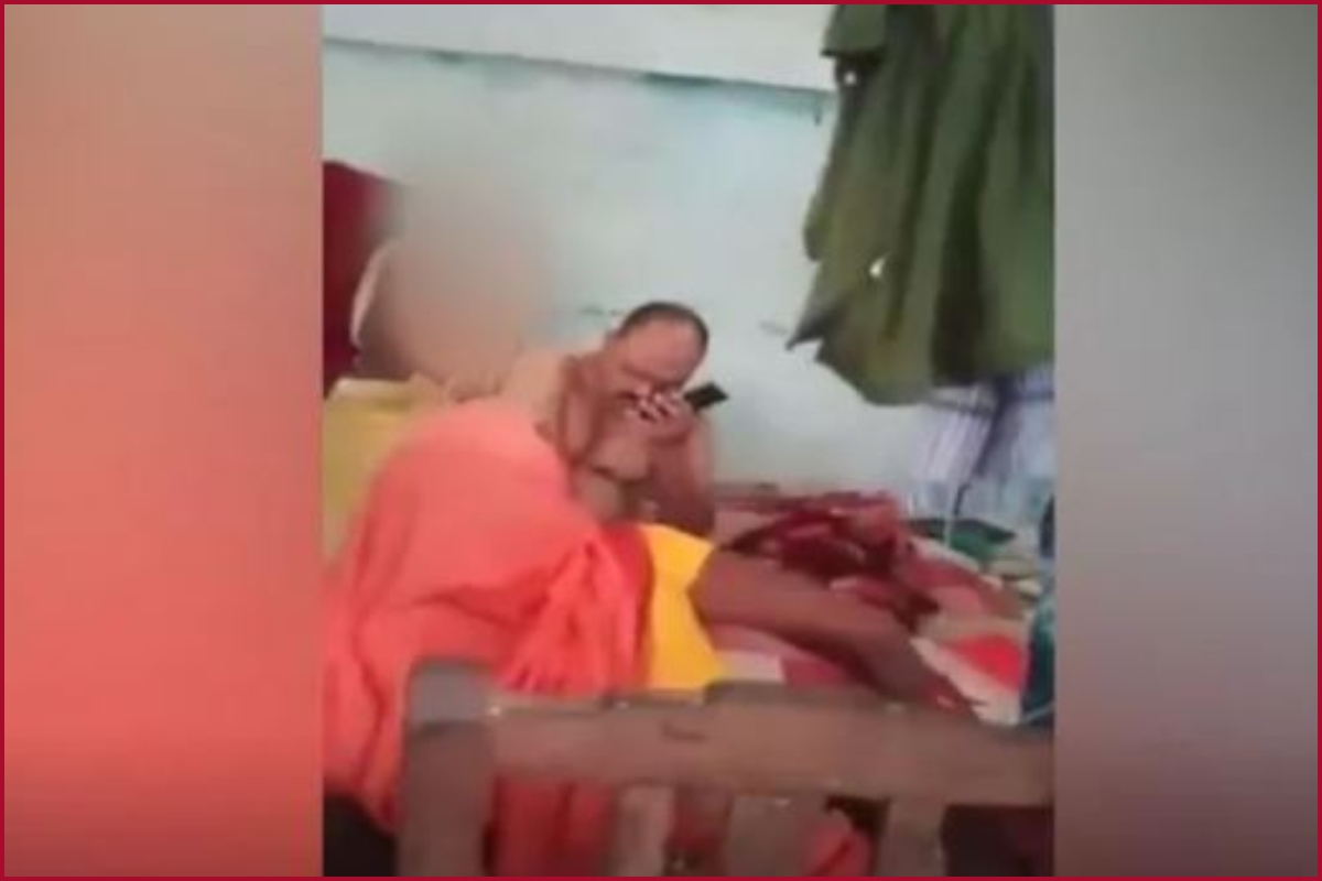 Viral Video: Woman made to massage cop at police station in Bihar; Officer suspended