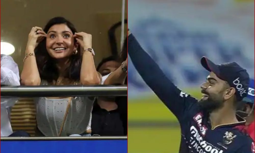 IPL 2022: Virat Kohli dismiss Rishabh Pant with stunning one-hand catch, waves at wife Anushka in stands