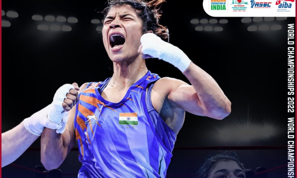 Nikhat Zareen bags Gold for India at Women’s World Boxing Championships