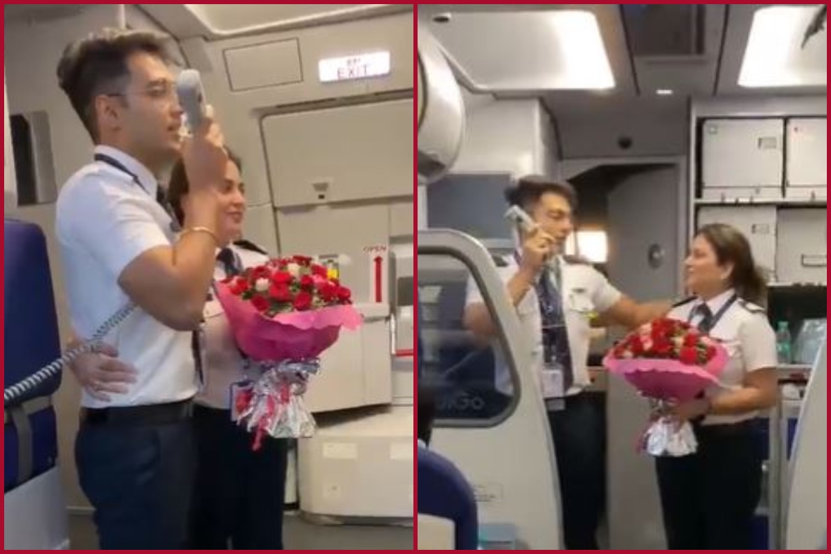Son makes his mom’s day special by flying IndiGo plane as co-pilot; watch viral video here