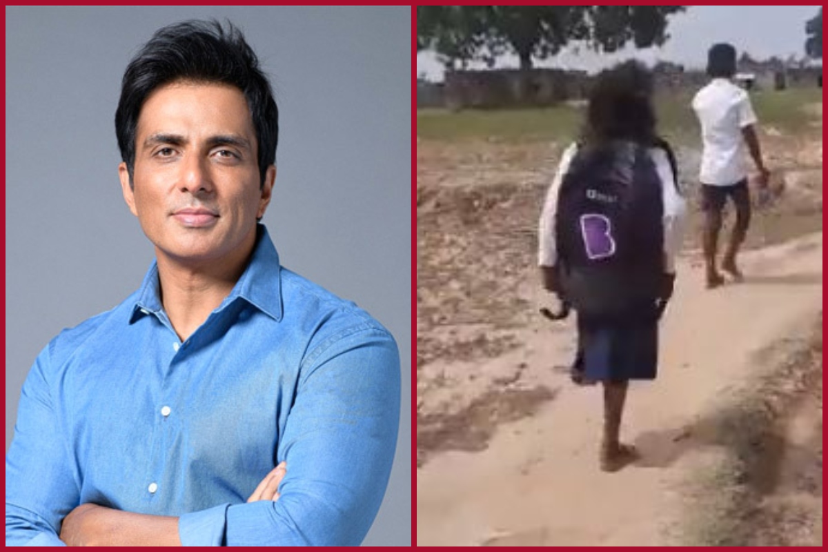 Sonu Sood becomes saviour for specially-abled Bihar girl who walks 1 km to school on 1 leg