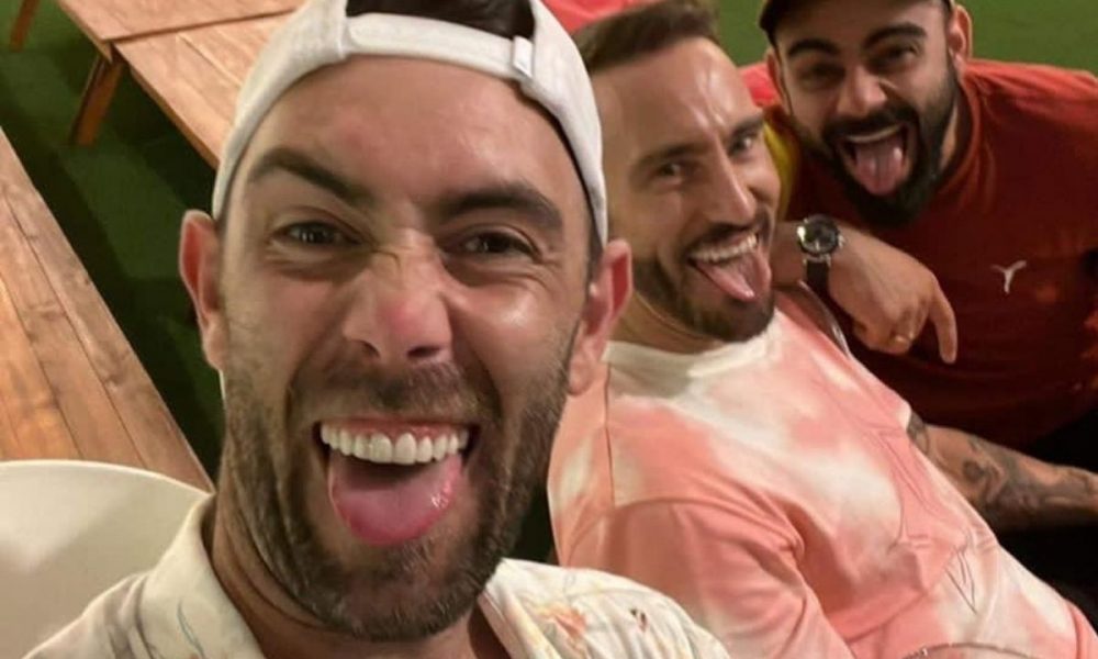 IPL 2022: RCB’s Kohli, du Plessis and Maxwell celebrate entry to playoffs; Tweet goes viral