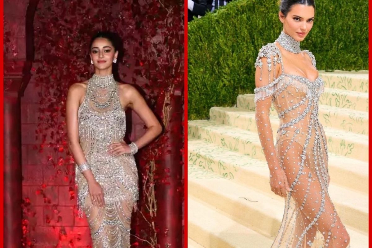 ‘Local Kendall’: Ananya trolled for copying similar outfit to Kandall Jenner from 2021 Met Gala