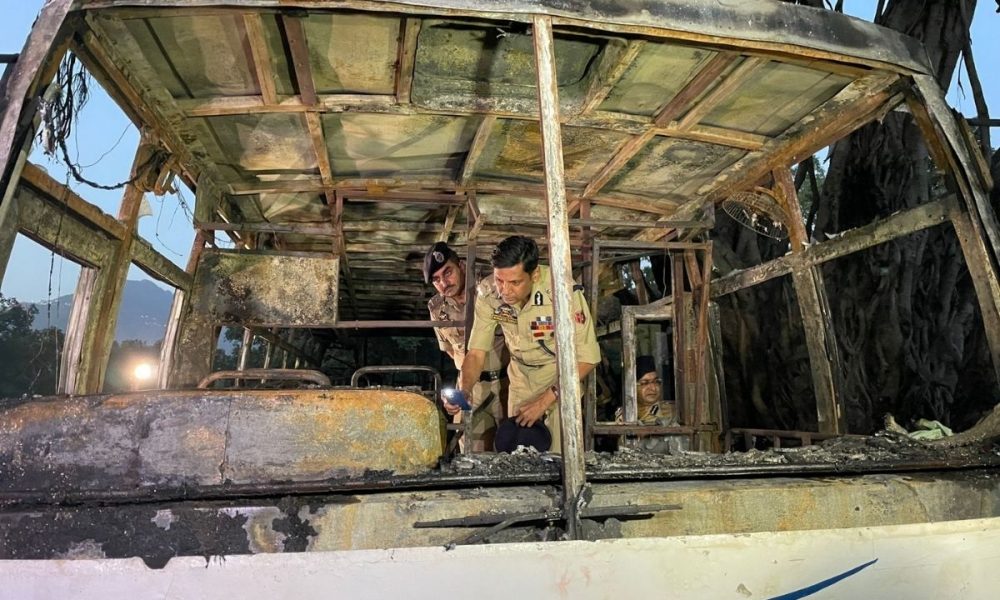 4 killed, 22 injured after bus catches fire in J-K’s Katra