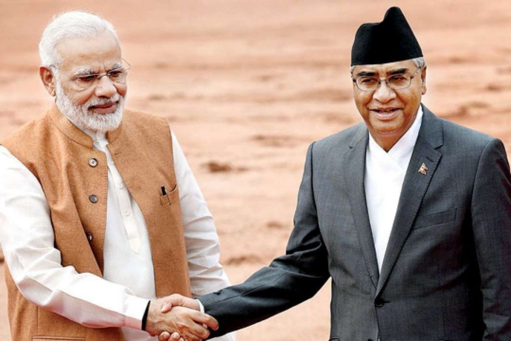 Sher Bahadur Deuba and Modi