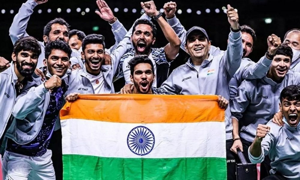 India lifts Thomas Cup title for the first time in history; Fans flood social media with congratulatory wishes